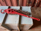 (1) COFFING ROLLER CHAIN MANUAL LEVER HOIST, 1 CHAIN, 1 1/2TON