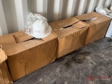 (3) BOXES OF NUMEROUS HARD HATS