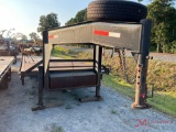 2008 LONE WOLF 24? GOOSENECK TRAILER