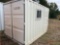 12' OFFICE CONTAINER WITH DOUBLE DOORS AND WALK THROUGH DOOR