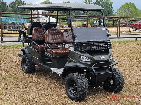 UNUSED 2023 GUD MOTORSPORTS 6 SEAT ELECTRIC GOLF CART
