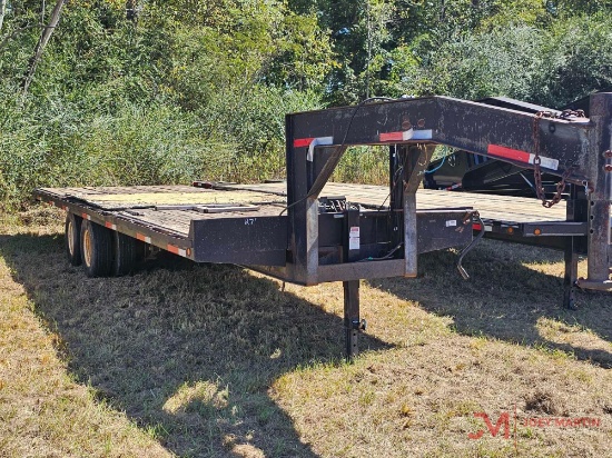 1999 27' GOOSENECK TILT DECK TRAILER