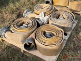 PALLET OF DISCHARGE HOSE