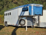 2006 NEWKIRK FAB 30' GOOSENECK HORSE TRAILER