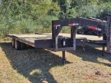 1999 27' GOOSENECK TILT DECK TRAILER