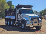 2017 MACK GRANITE GU713 TRI-AXLE DUMP TRUCK