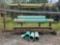 CONTENTS OF RACKS I-BEAMS, PVC PIPE, GUARD RAIL