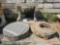 9' X 9' CONCRETE SQUARE LID WITH MAN HOLE ACCESS AND VARIOUS CONCRETE