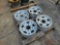 (4) ALUMINUM WHEELS