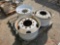 (3) METAL SUPER SINGLE TRUCK WHEELS