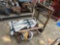 ROLLING SHOP CART AND ENGINE PARTS