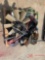 CONTENTS OF PALLET, PRESSURE WASHER AND HOSES, VARIOUS BELTS, PLASTIC HOSE, FOUR WAY LUG WRENCH