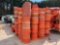 MULTIPLE PLASTIC SAFETY BARRELS