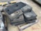 PALLET OF RUBBER SAFETY BARREL BASES