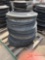 PALLET OF RUBBER SAFETY BARREL BASES