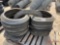 PALLET OF RUBBER SAFETY BARREL BASES