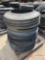 PALLET OF RUBBER SAFETY BARREL BASES