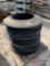 PALLET OF RUBBER SAFETY BARREL BASES