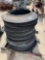 PALLET OF RUBBER SAFETY BARREL BASES