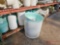CONTENTS OF SHELF, VARIOUS PLASTIC AND PVC PIPE FITTINGS