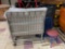 ROLL-A-WAY COT, CHAIR AND ROLL OF FELT