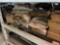 CONTENTS OF 3 SHELVES VARIOUS PARTS, PIPE FITTINGS, CLAMPS