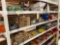 CONTENTS OF 5 SHELVES VARIOUS SCREWS, NAILS, AND PARTS