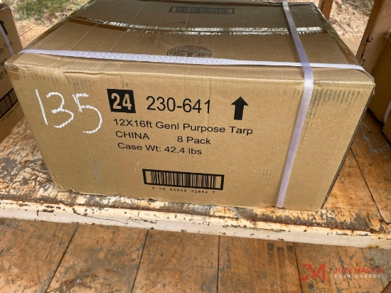 (8) 12' X 16' GENERAL PURPOSE TARPS