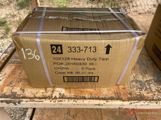 (5) 12' X 10' HEAVY DUTY TARPS