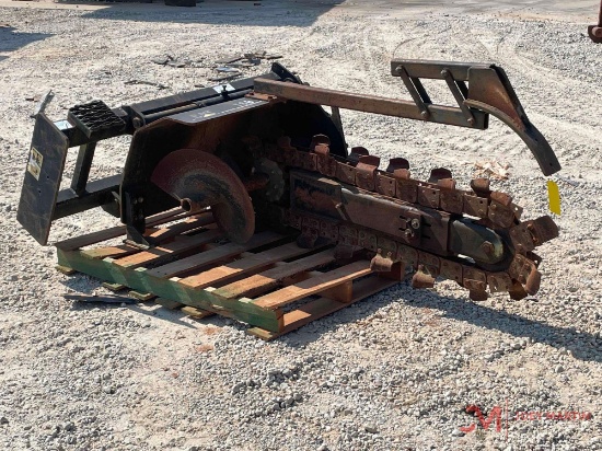 CAT SKID STEER QUICK ATTACH TRENCHER