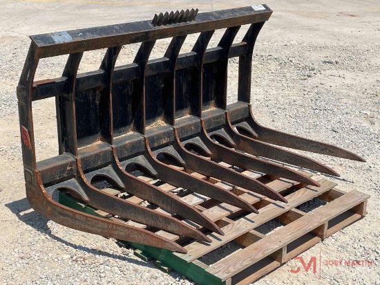 SOLESBEE SKID STEER QUICK ATTACH ROCK BUCKET