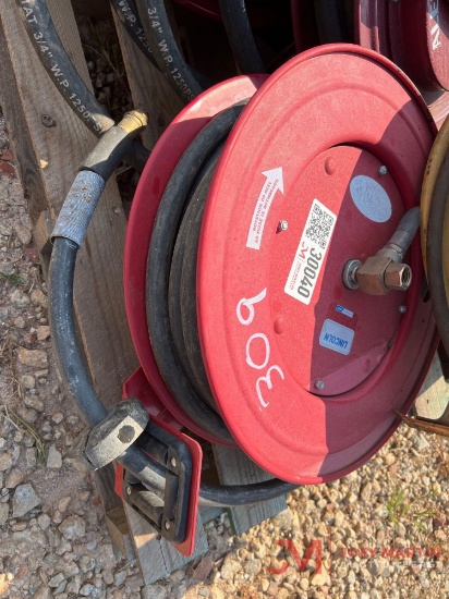 LINCOLN HOSE REEL WITH HOSE