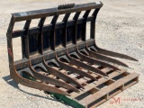 SOLESBEE SKID STEER QUICK ATTACH ROCK BUCKET