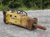 2017 SOOSAN EXCAVATOR HAMMER, SN 1681120, 80 MM PINS