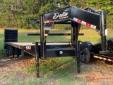 2024 DELTA 210GN 25' PLUS 5' GOOSENECK FLATBED TRAILER