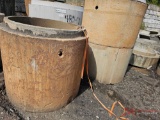 4' X 4' CONCRETE RISER, 4' X 3' CONCRETE RISER, 4' X 3' CONCRETE BASE