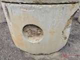 4' X 2 1/2' CONCRETE BASE WITH 22