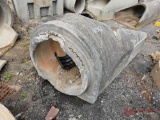 CONCRETE MANHOLE RISER, 2-1/2' CONCRETE CULVERT INLET/ EXIT