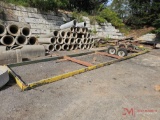 40' X 8' METAL TRAILER FRAME W/ (2) 9' AXLES