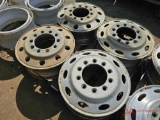 (4) ALUMINUM TRUCK WHEELS...
