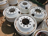 (4) STEEL TRUCK WHEELS