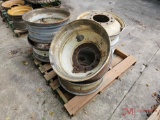 (6) STEEL TRUCK WHEELS
