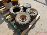 PALLET OF VARIOUS ATV/ UTV WHEELS & TIRES