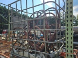 METAL CRATE OF VARIOUS CABLE SLINGS
