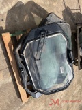 PALLET OF VARIOUS SKID STEER DOORS