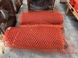 PALLET OF MESH SAFETY FENCE
