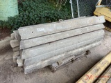 PALLET OF CONCRETE PARKING BUMPERS