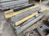 PALLET OF CONCRETE PARKING BUMPERS