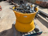 PLASTIC BARREL OF CHAIN LINK FENCE HARDWARE