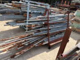 METAL RACK OF METAL FENCE POSTS